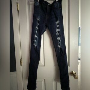A2Z4 • Kids, size 13-14, blue ripped jeans
